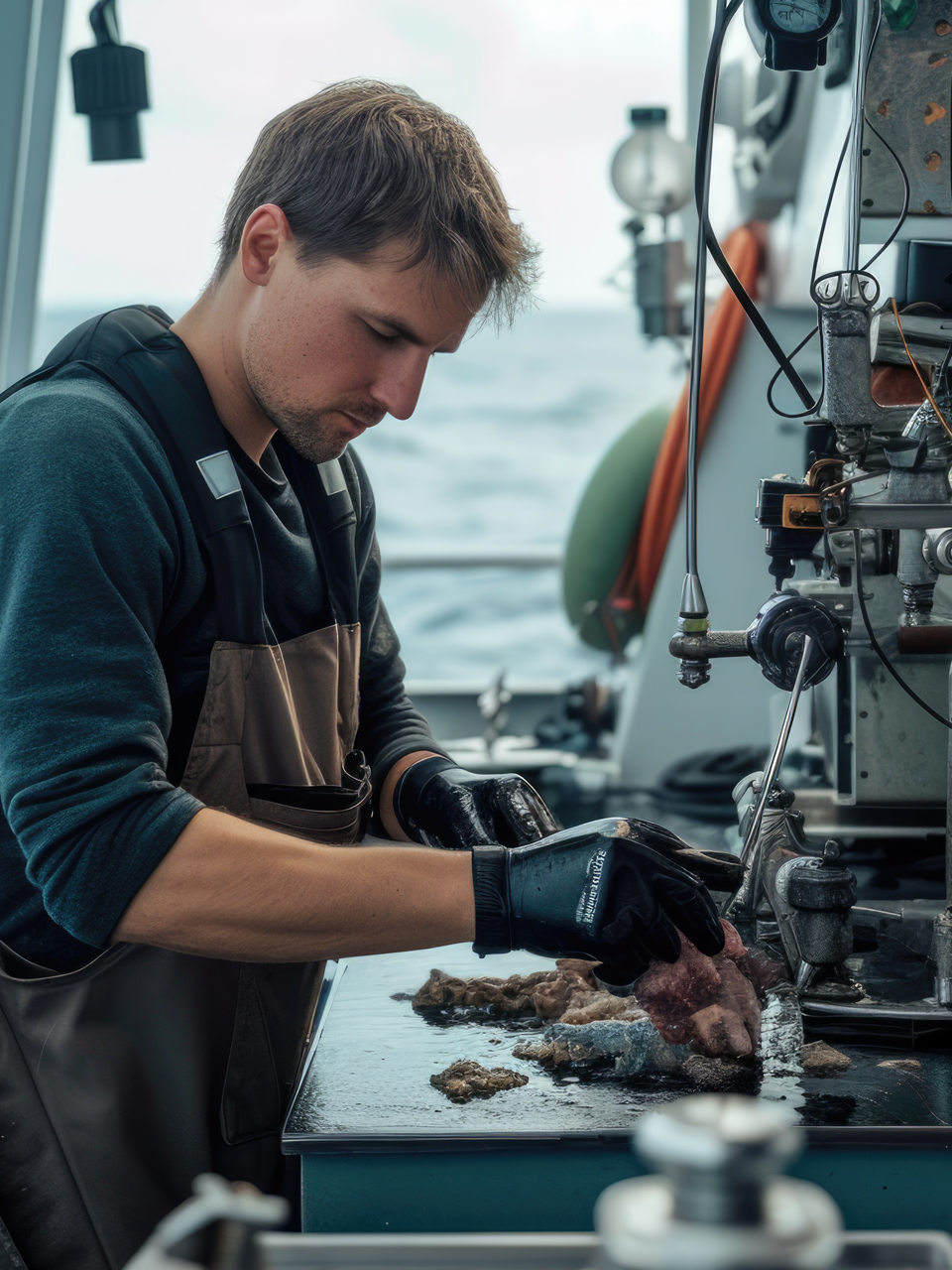Ship repair and maintenance by Ozeantec Engineering marine service team at port.
